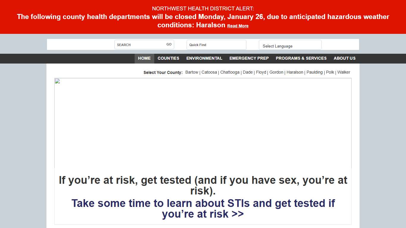 Northwest Georgia Public Health Departments Northwest Health
